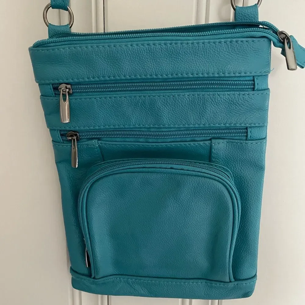 Teal Crossbody Bag - Picture 3 of 8